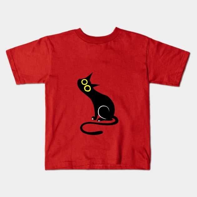 Jinx Kids T-Shirt by brightredrocket